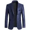 Men's Leather Formal Cardigan Jacket
