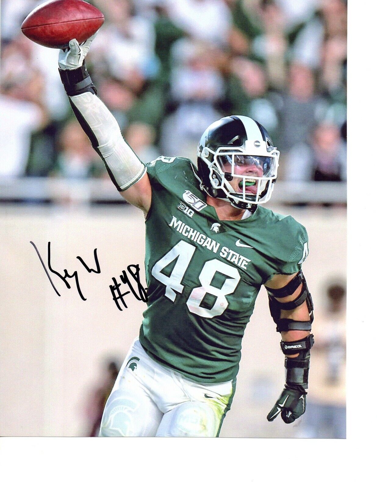 Kenny Willekes signed autographed 8x10 Photo Poster painting Michigan State Spartans football!!