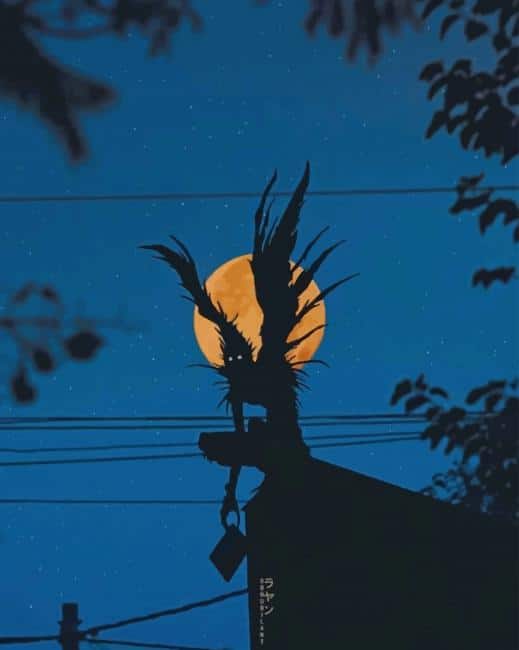 

Ryuk Silhouette – Paint By Numbers - 40*50CM, 501 Original