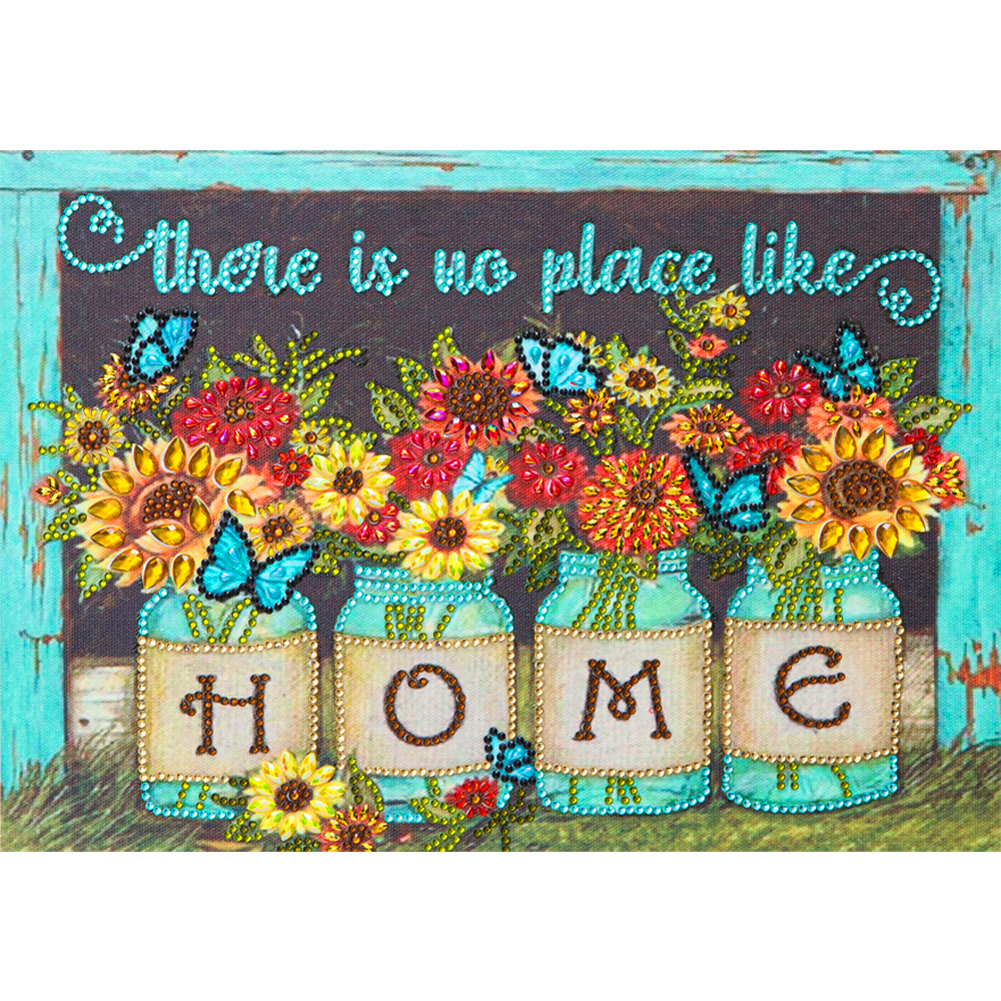 

Vase Flower - Special Shaped Diamond Painting - 40*30CM, 501 Original