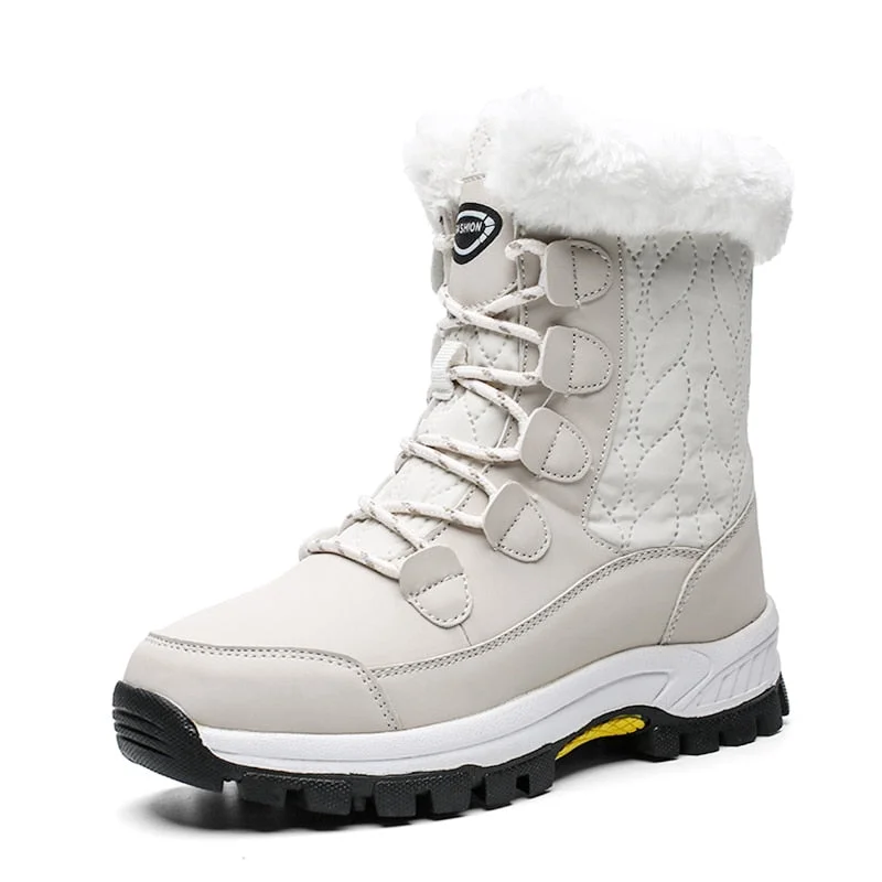 Christmas Gift 2021 Keep Warm Ankle Boots Shoes Women Winter Boots Winter Women Shoes Comfort Casual Lace-Up Platform Boots Shoes Women Fashion