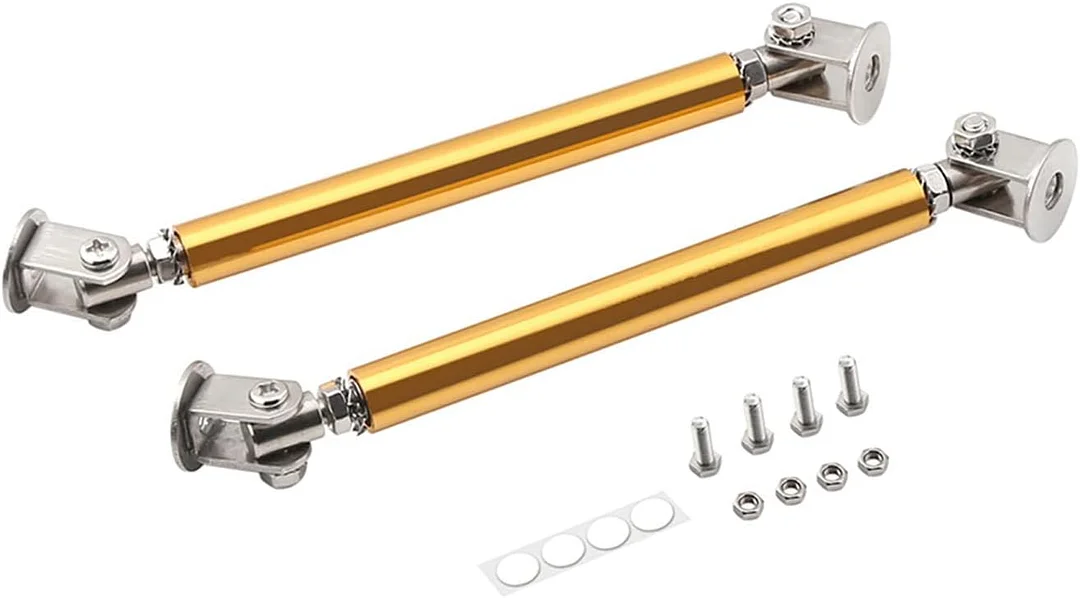 Front Bumper Lip Splitter Diffuser Strut Rod Tie Bars Splitter Support Rods 