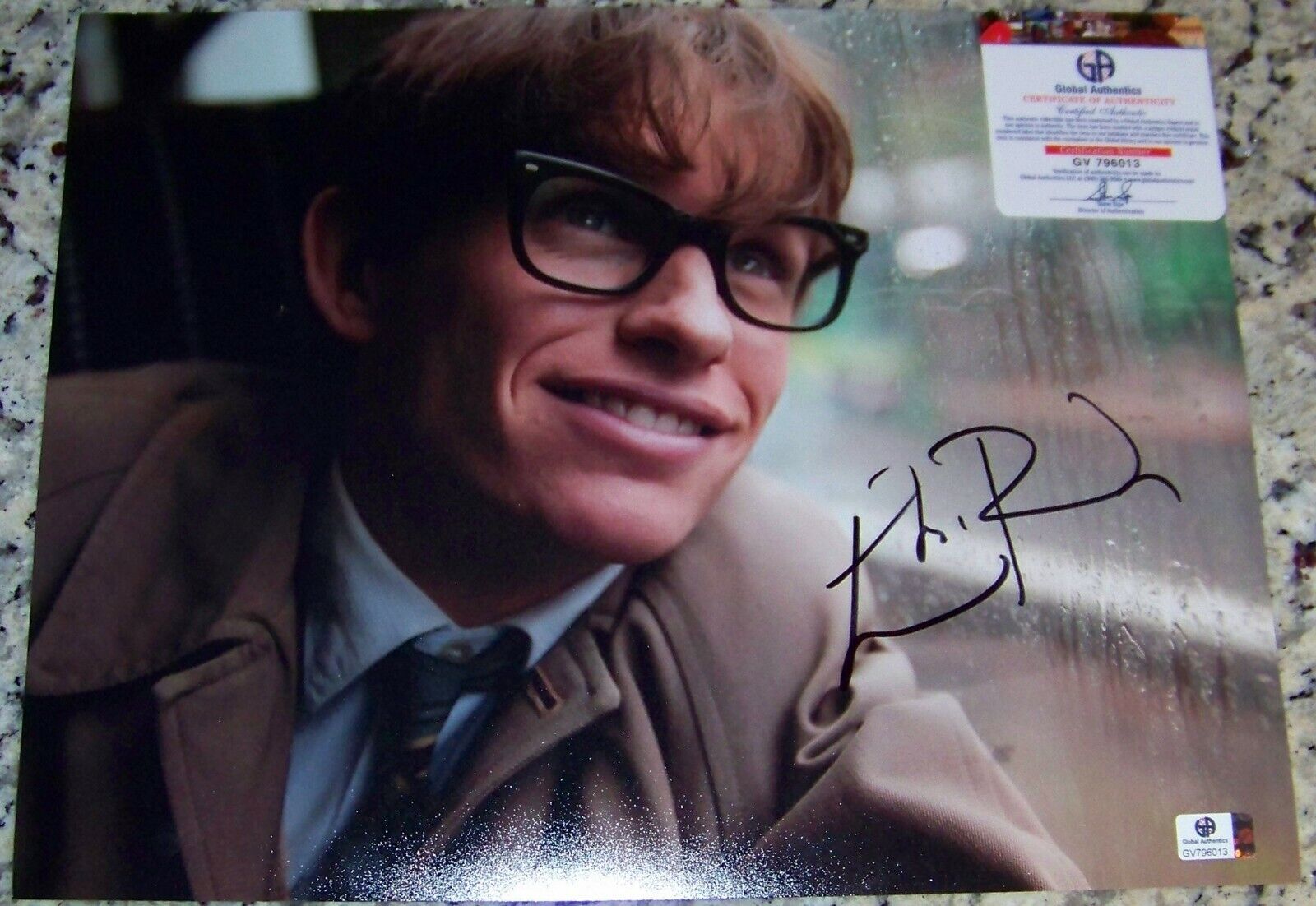 ONE TIME SUPER SALE! Eddie Redmayne Signed Autographed 11x14 Photo Poster painting GV GA GAI COA