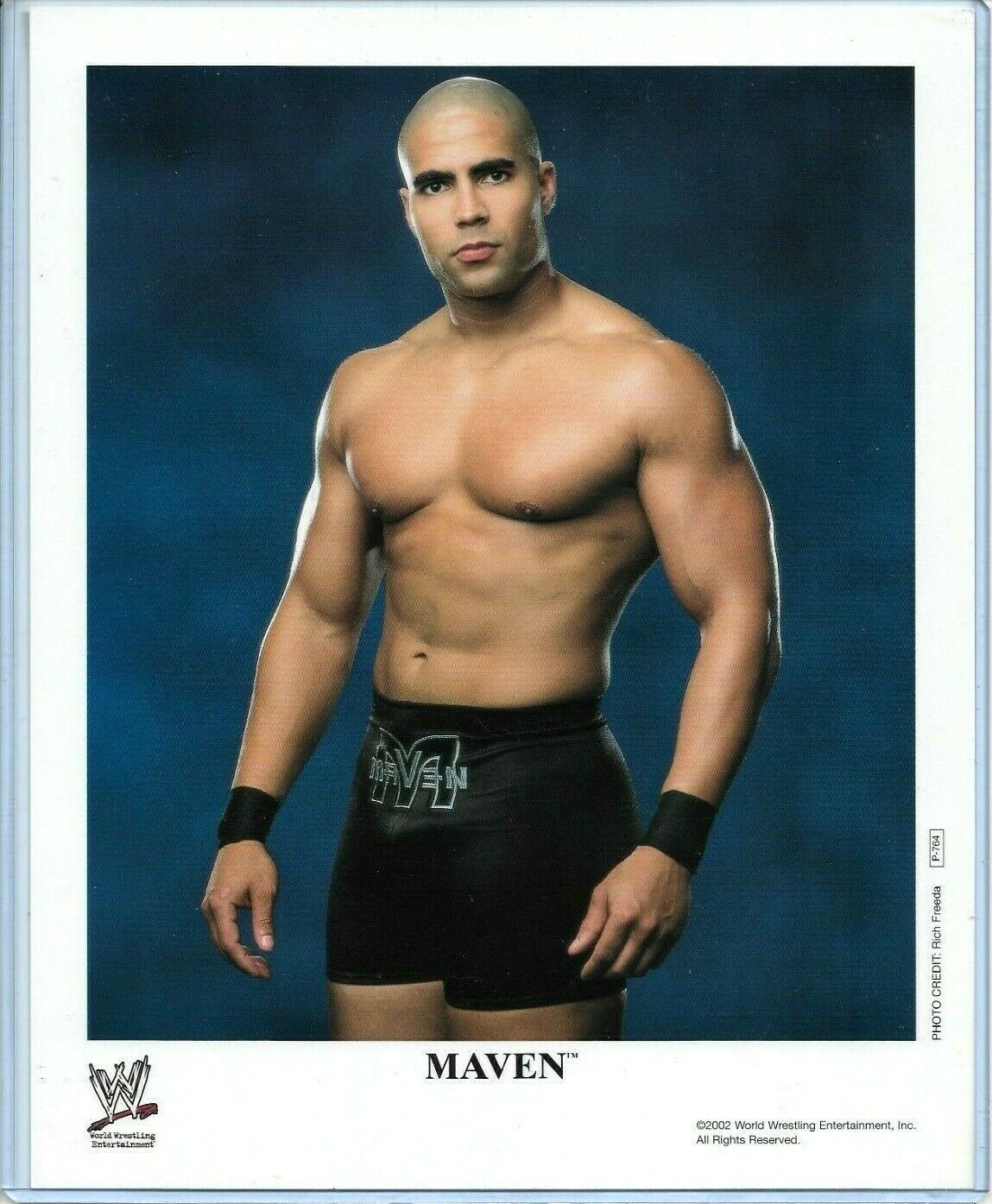 WWE MAVEN P-764 OFFICIAL LICENSED AUTHENTIC ORIGINAL 8X10 PROMO Photo Poster painting RARE