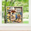 (US Local)Acrylic DIY Boots Hanging Diamond Art Kits Wall Door Decoration)
