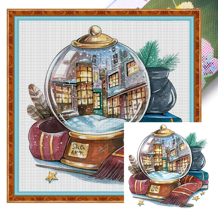 『HuaCan』Harry Potter - 11CT Stamped Cross Stitch(50*50cm)