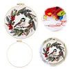 Christmas Bird-Embroidery Kit