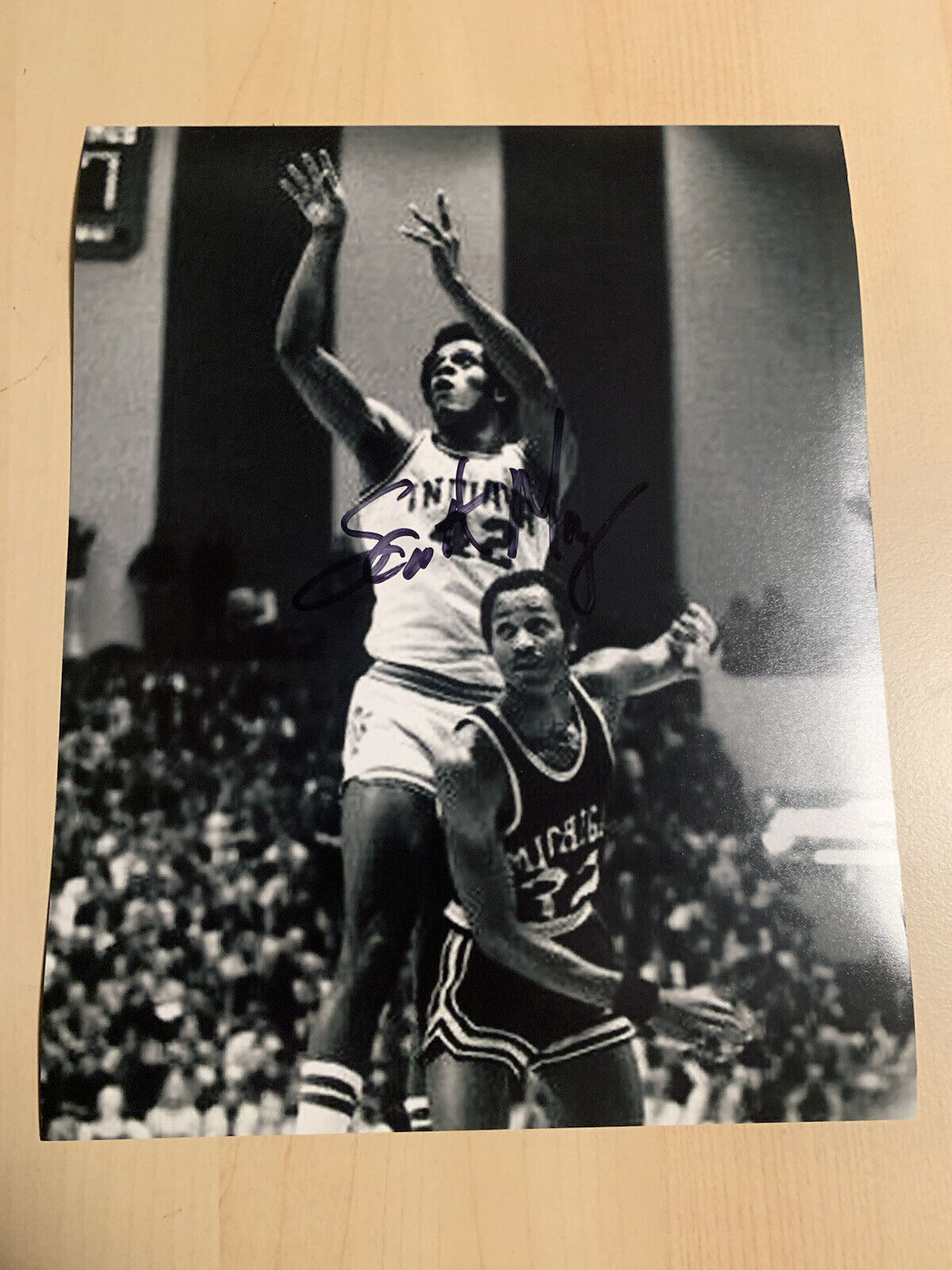 SCOTT MAY HAND SIGNED 8x10 Photo Poster painting INDIANA HOOSIERS BASKETBALL AUTOGRAPHED COA