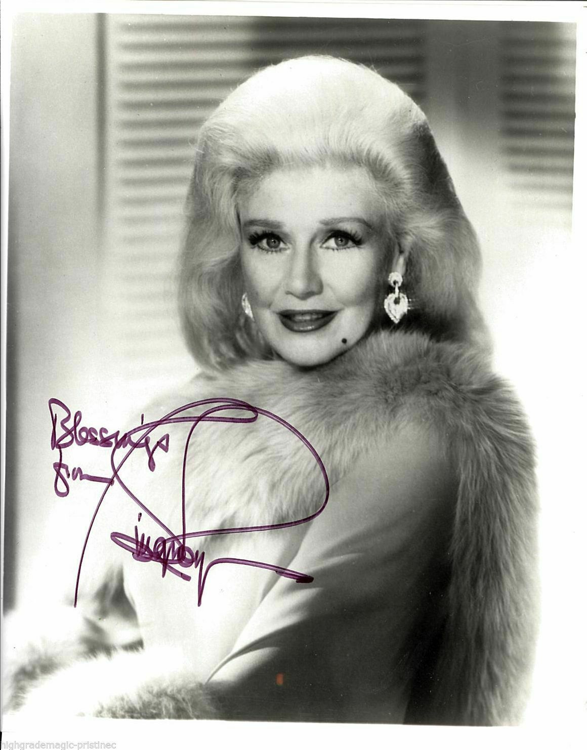 GINGER ROGERS (DECEASED) AUTOGRAPH SIGNED 8X10 JSA AUTHENTICATED COA #N38722