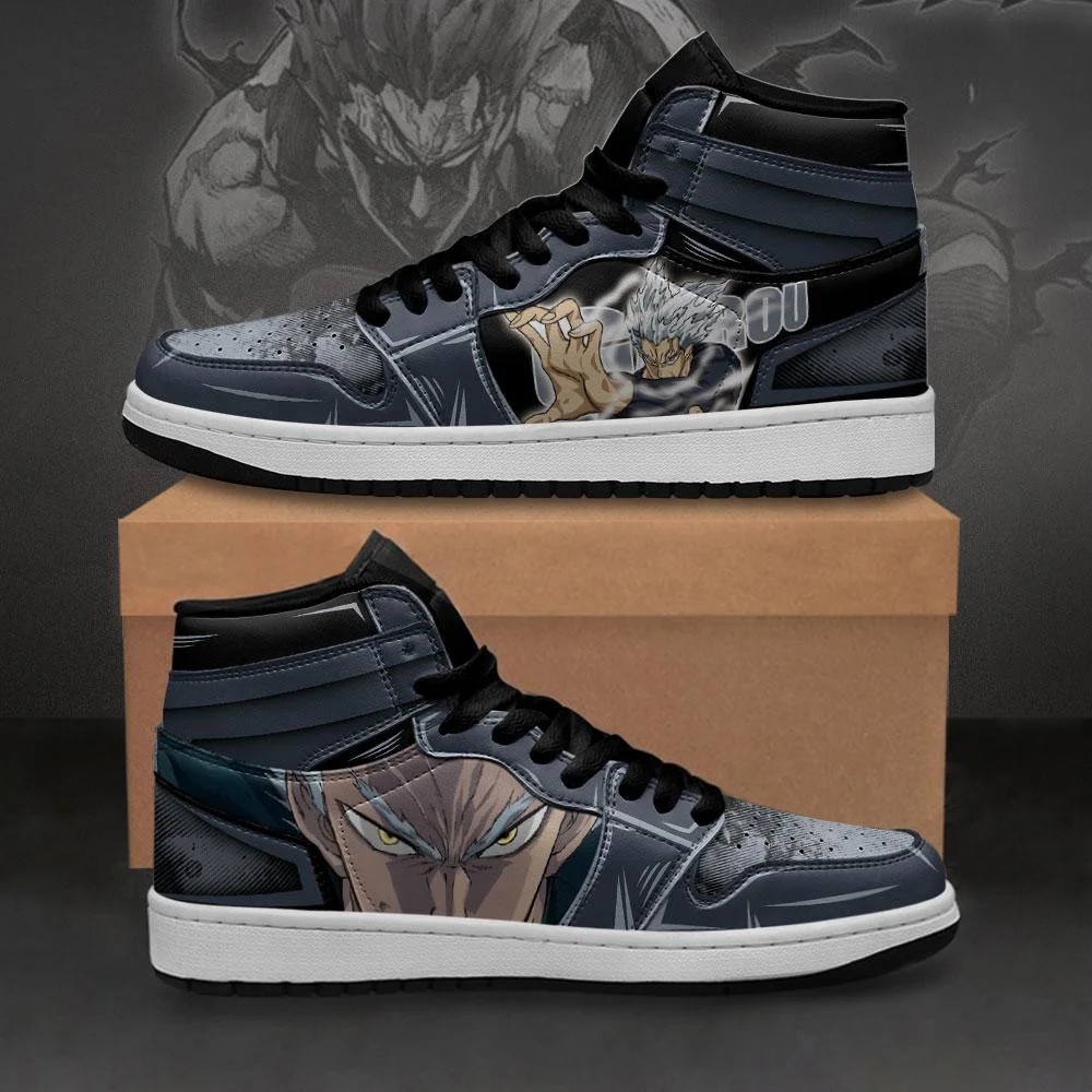 Kingofallstore - Garou Sneakers One Punch Man Custom Anime Shoes
