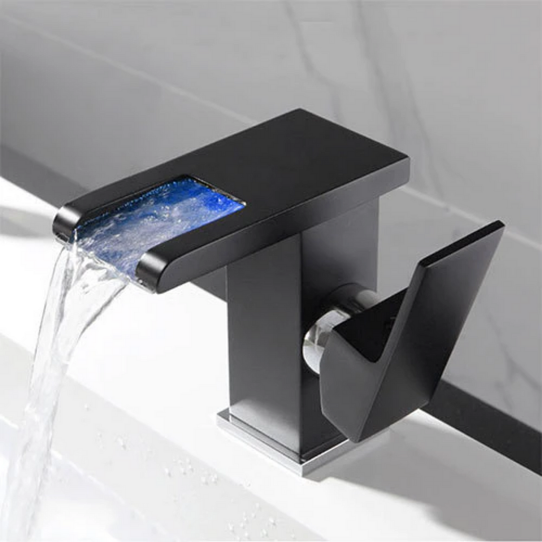 Modern LED Waterfall Faucet - vzzhome
