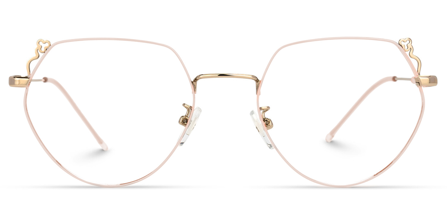 Yardley Rosa-Gold Geometrisch Brille Rosa-Gold