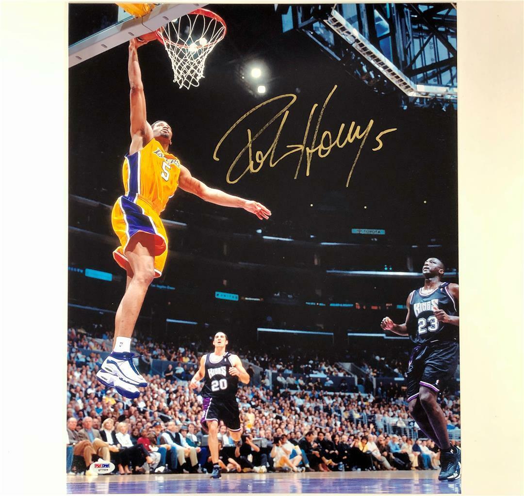 Robert Horry autograph Los Angeles Lakers signed 16x20 Photo Poster painting PSA/DNA COA