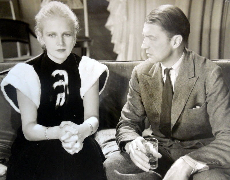 ANN HARDING Movie Film 8 x 10 Photo Poster painting Galliant LADY 1934 Clive BROOK ak1262