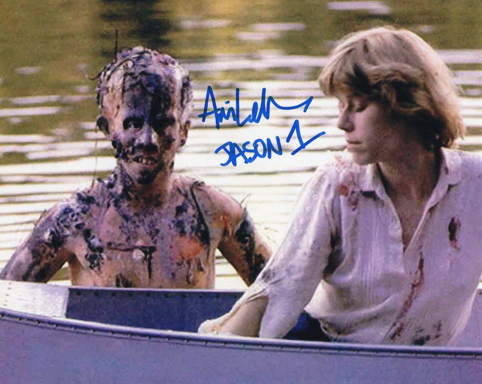 Ari Lehman Friday The 13th Movie Jason Signed 8x10 Photo Poster painting w/COA