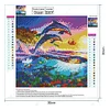 Diamond Painting-5D Full Round Drill Dolphin
