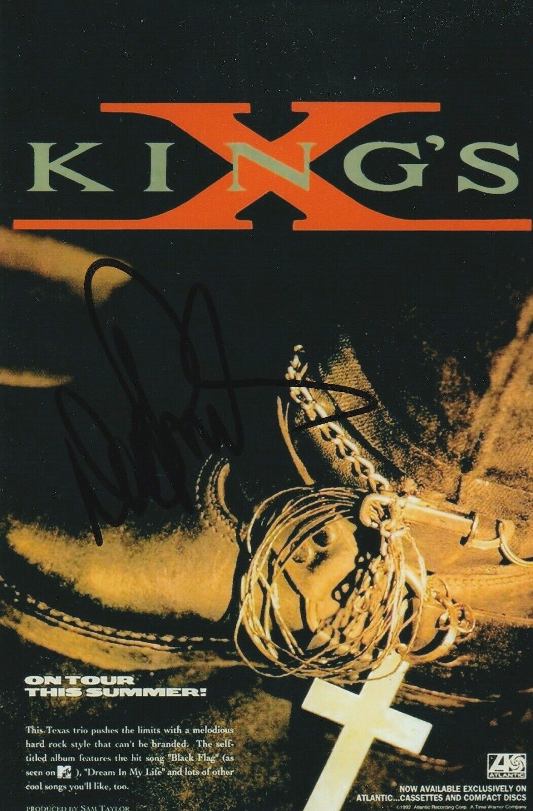 Doug Pinnick Of King's X REAL hand SIGNED 4x6 Photo Poster painting #1 COA Autographed Dogman