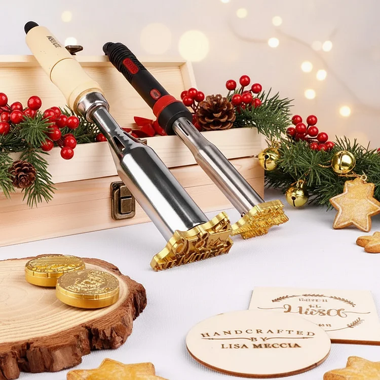 Personalized Wood Branding Iron, Custom Electric Branding Iron with Custom Stamp, Christmas Gift for Woodworkers