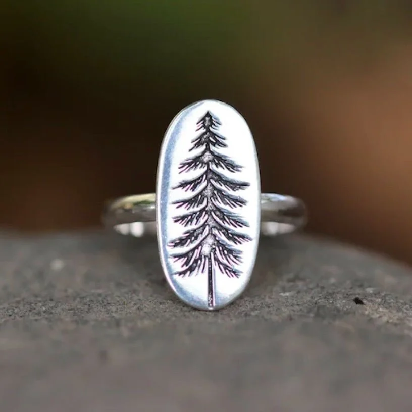 Dainty Pine Tree Ring