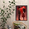 Peinture diamant diamant couple foret carré de la Saint-Valentin-35*45cm