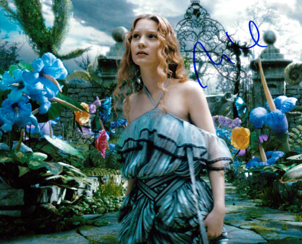 Mia Wasikowska (Alice in Wonderland) signed authentic 8x10 Photo Poster painting COA