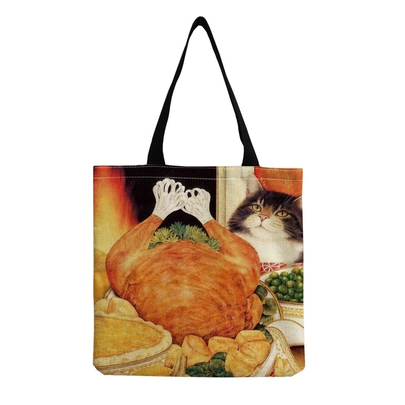 Women’s Cute Cat Shopping Bags