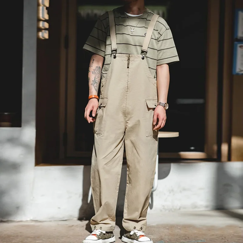 Vintage Deck Colorblock Zip Coverall Overalls