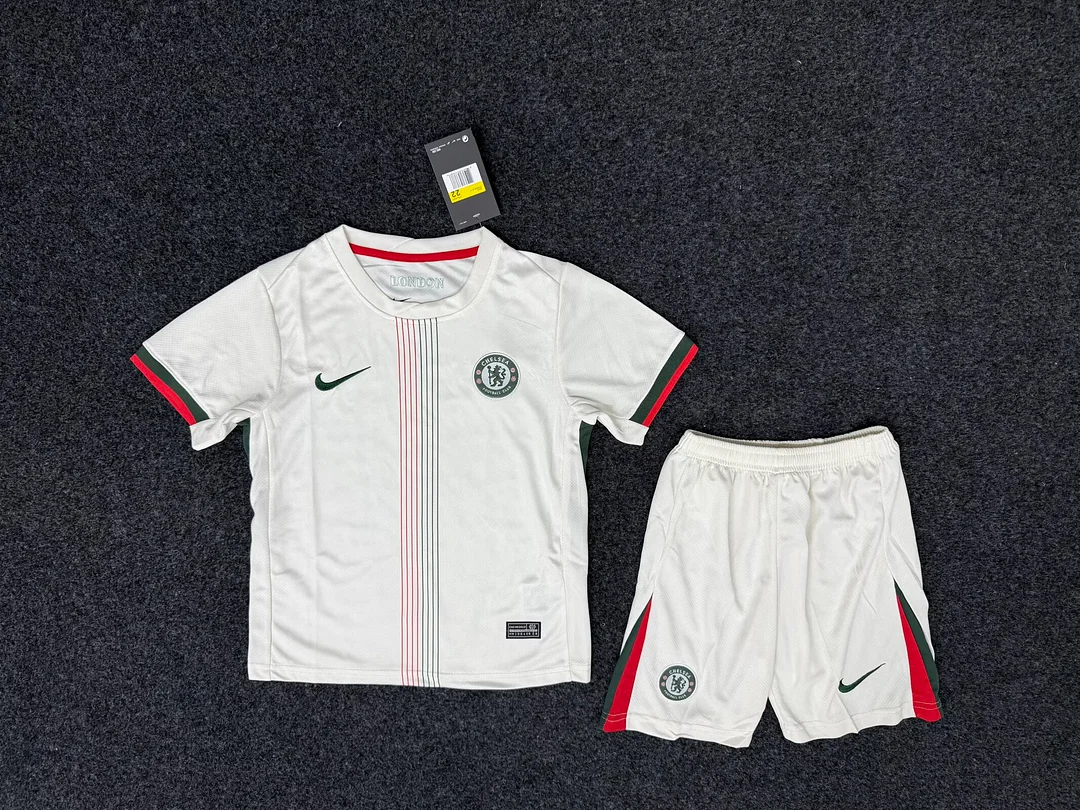 25/26 Chelsea Away Kids Kit Thai Quality Football Jersey
