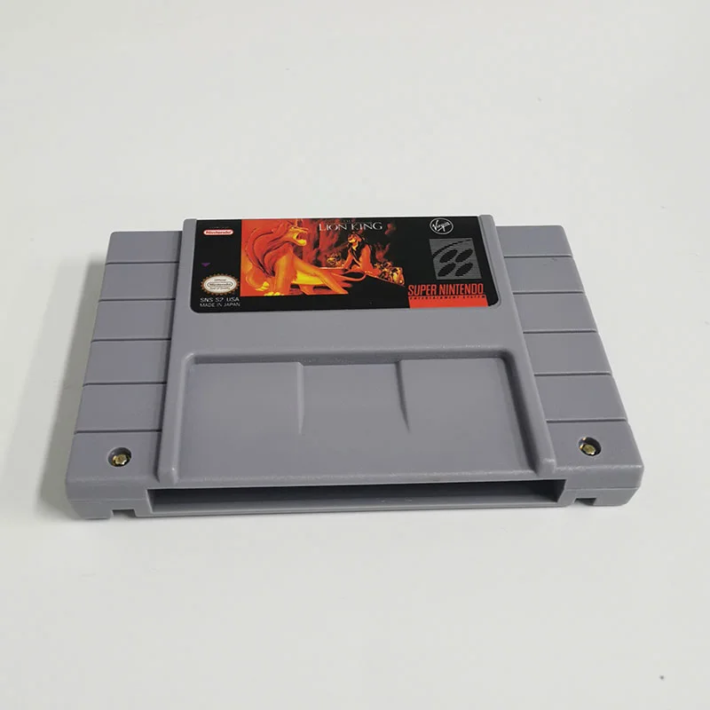 Lion King SNES For Super Nintendo Entertainment System - 16 Bit US Version Game Cartridge