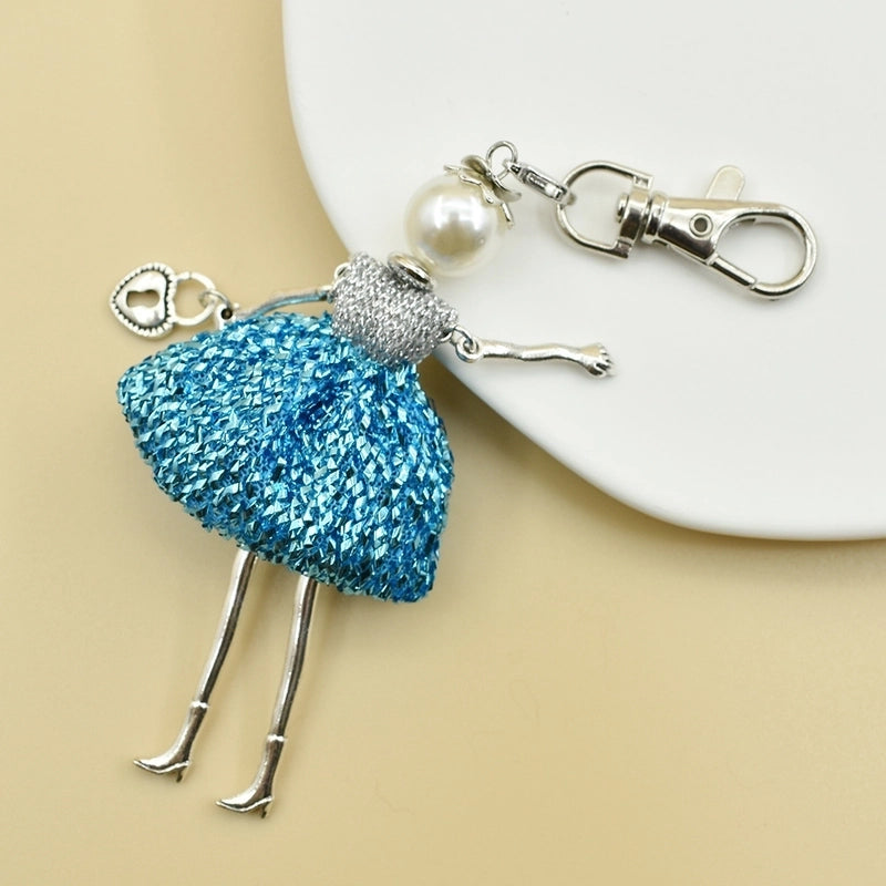 Casual Cartoon Alloy Bag Pendant Keychain