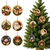6pcs DIY Pearl Diamond Painting Christmas Tree Hanging Ornaments