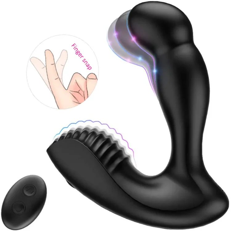 Brian - Remote Control 3 in 1 Prostate Vibrator Toy with 5 Swing Motion 2x10Vibration Modes  Prostate Massager & Anal Butt Plug