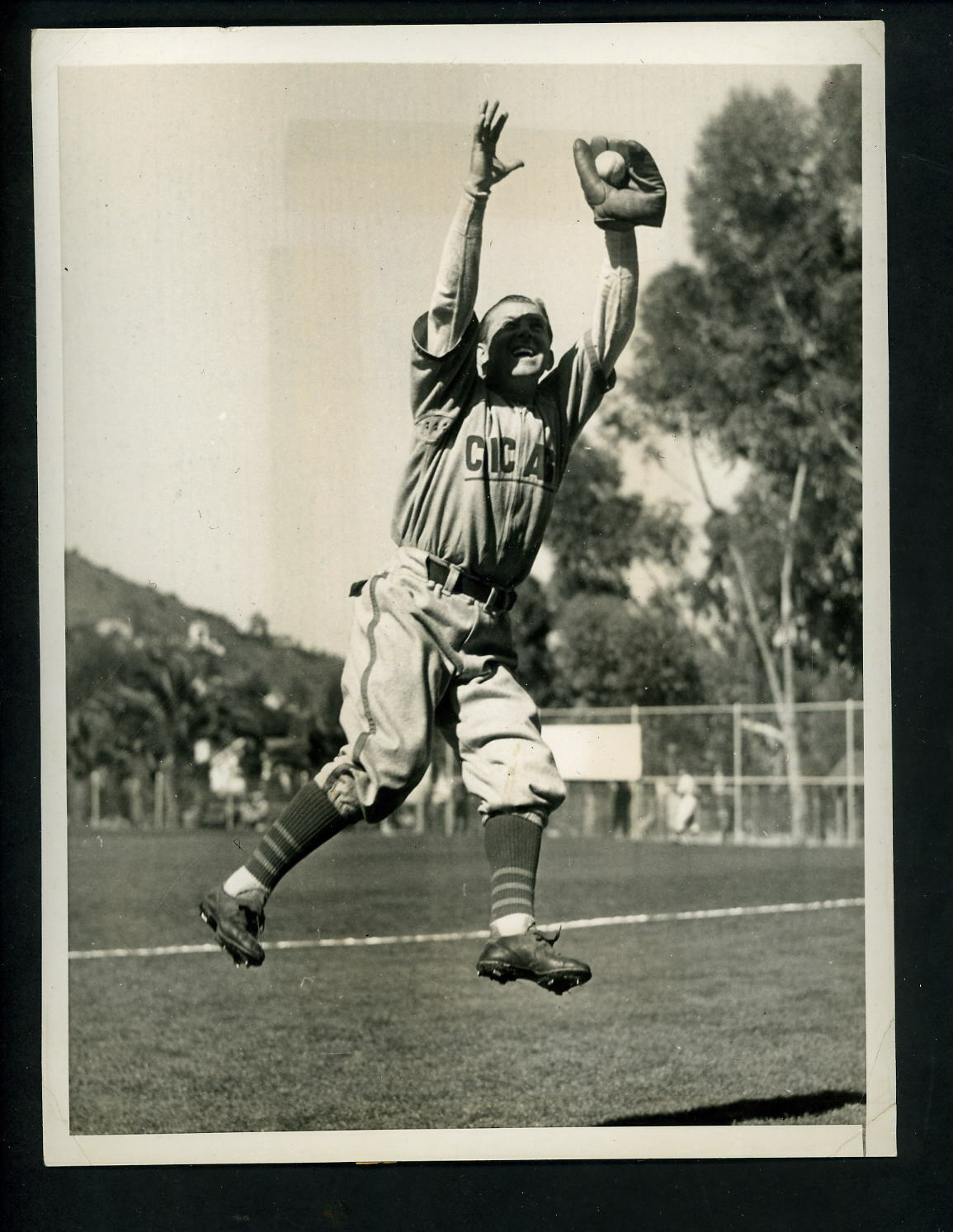 Dick Bartell 1939 Type 1 Press Photo Poster painting Chicago Cubs