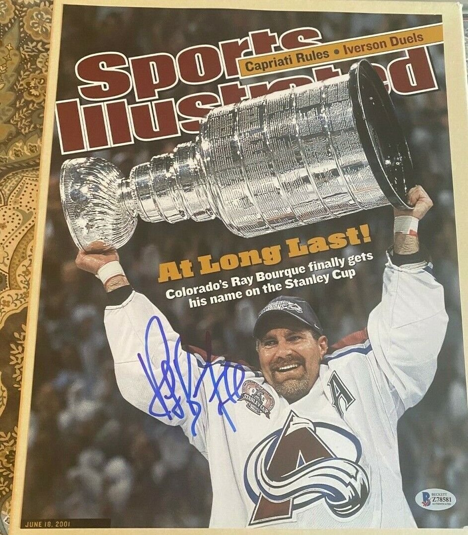 Ray Bourque signed autographed 11x14 Photo Poster painting Sports Illustrated Cover COA