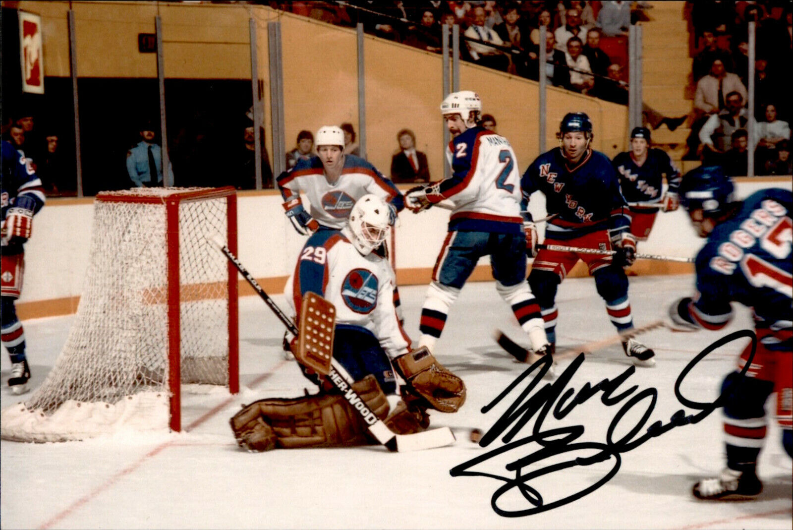 Marc Behrend SIGNED autographed 4x6 Photo Poster painting WINNIPEG JETS