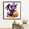 (40*40cm)Halloween Pterosaur - Full Round Drill Diamond Painting