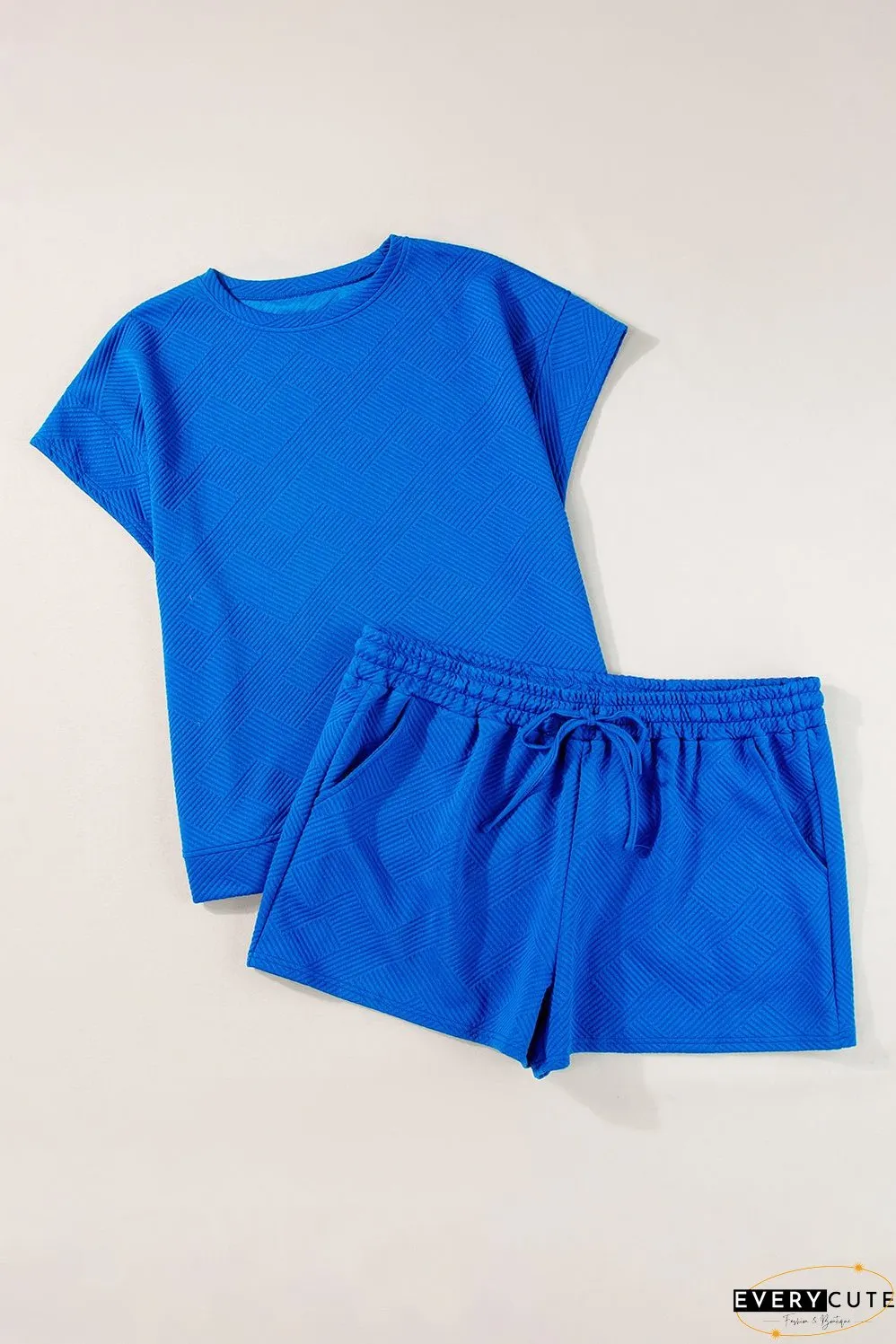 Patriotic Blue Short Set