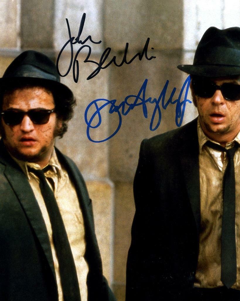 THE BLUES BROTHERS SIGNED AUTOGRAPHED 10 X 8