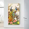 【Clearance Sale】(Big Size) Golden Peafowl - Full Round Diamond Painting 40*80cm