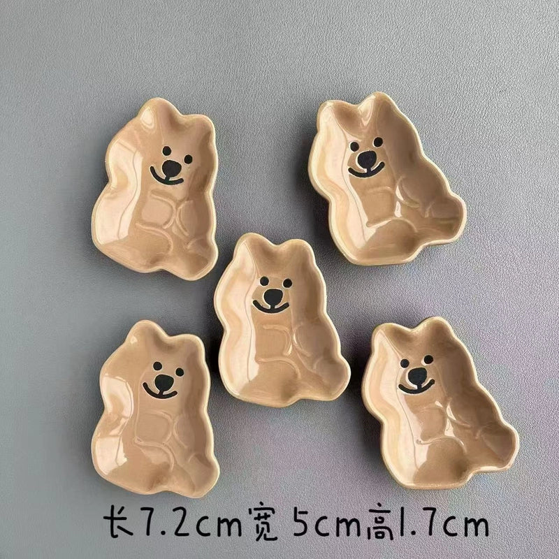 Cute Cartoon Porcelain Dish 1 Piece