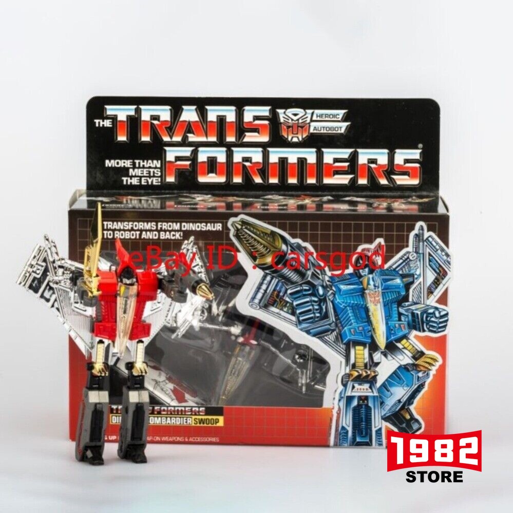 Transformers  DINOBOT BOMBARDIER G1 Red Swoop KO facsimile action figure gift MISB