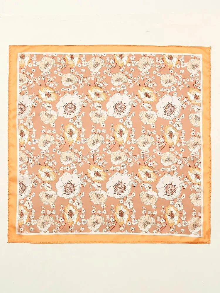 Flower Print Bandana