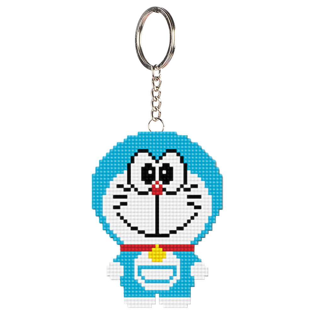 

Blue Robert - Bead Embroidery Cross Stitch - Keychain, 501 Original