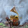 Mechanical Party Hippo Musician Metal Model Ornaments Trendy Toy Building Blocks