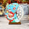 Diamond Painting Calendar Ornaments Wooden Rotating Calendar Desk Decor Kit