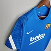 2021/2022 Barcelona Jersey Training Wear Blue perfectftball
