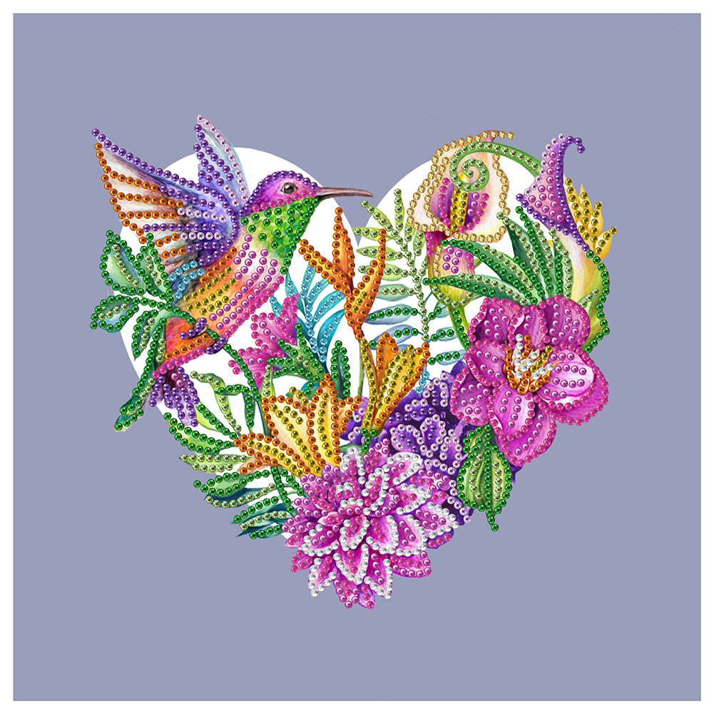 

Heart Flower - Special Shaped Diamond Painting - 30*30CM, 501 Original