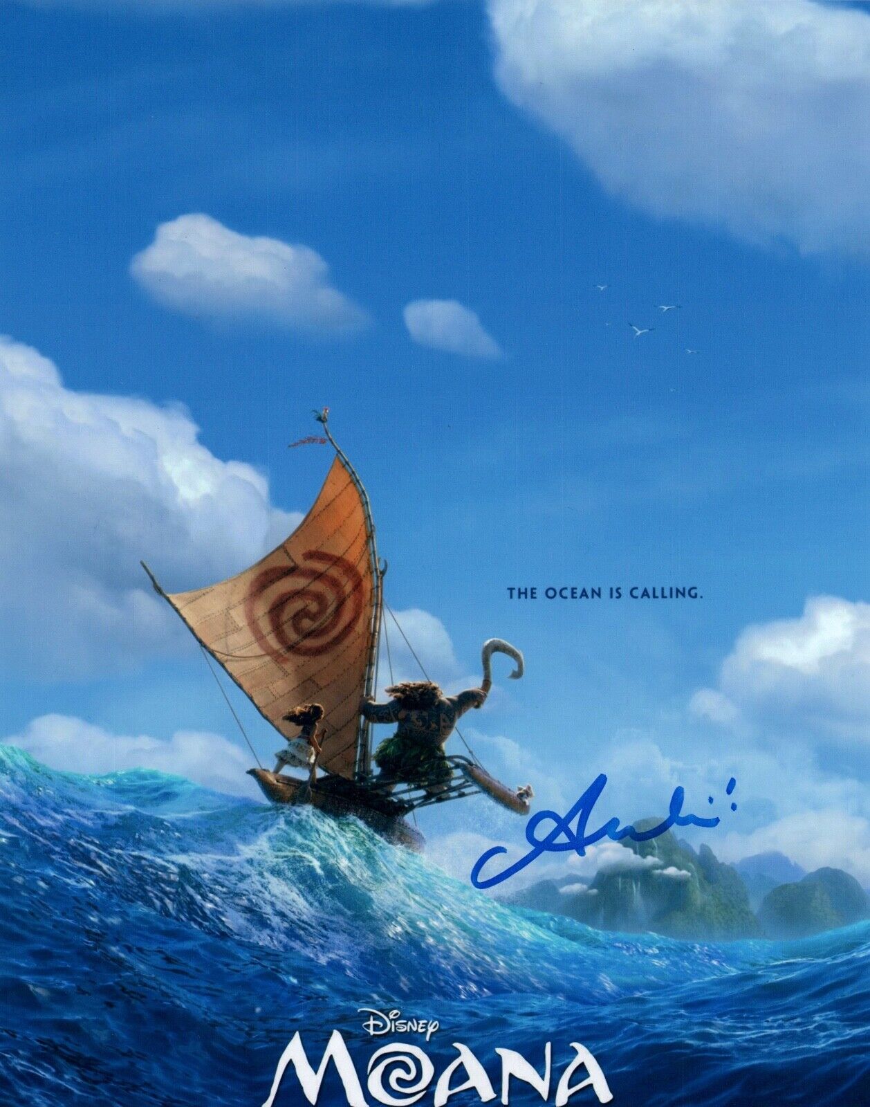 Auli'i Cravalho Signed Autographed 8x10 Photo Poster painting MOANA COA