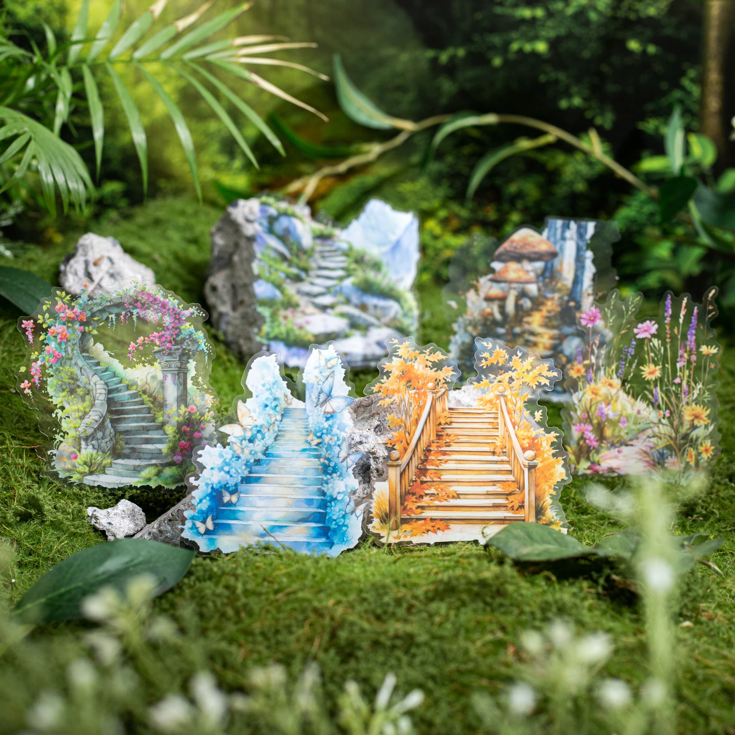 Journalsay The Ladder of The Soul Series Vintage Flower Ladder