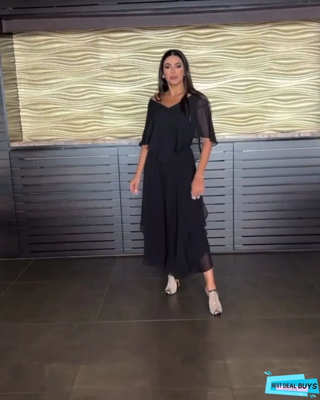 PENELOPE | ELEGANT BLACK DRESS/JUMPSUIT
